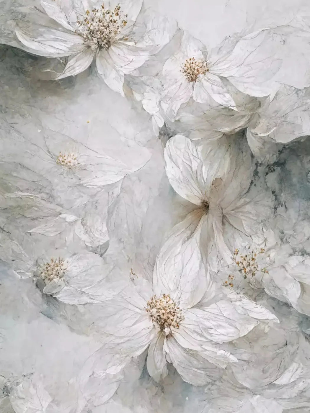 Magnolia Wish 8X10 Fleece ( 96 X 120 Inch ) Backdrop