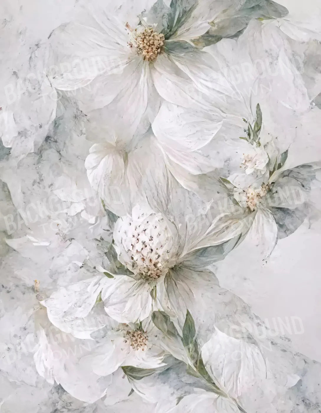 Magnolia Wishes 6X8 Fleece ( 72 X 96 Inch ) Backdrop