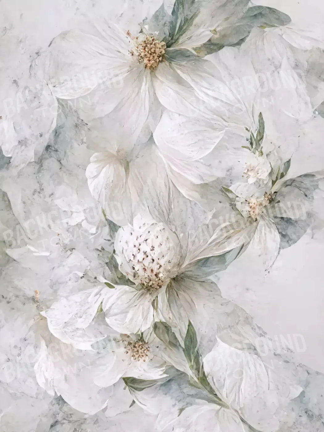 Magnolia Wishes 8X10 Fleece ( 96 X 120 Inch ) Backdrop