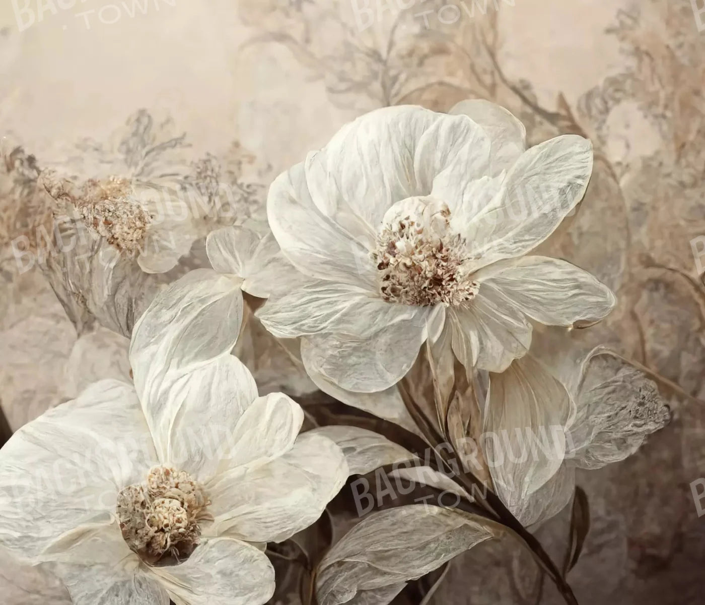 Magnolias 12X10 Ultracloth ( 144 X 120 Inch ) Backdrop