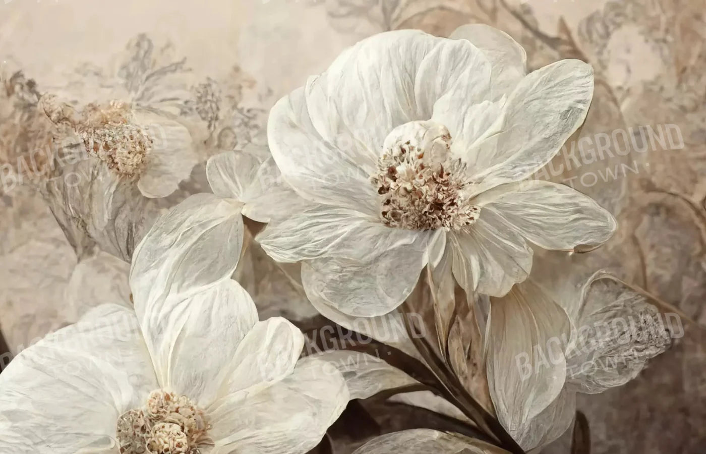 Magnolias 12X8 Ultracloth ( 144 X 96 Inch ) Backdrop