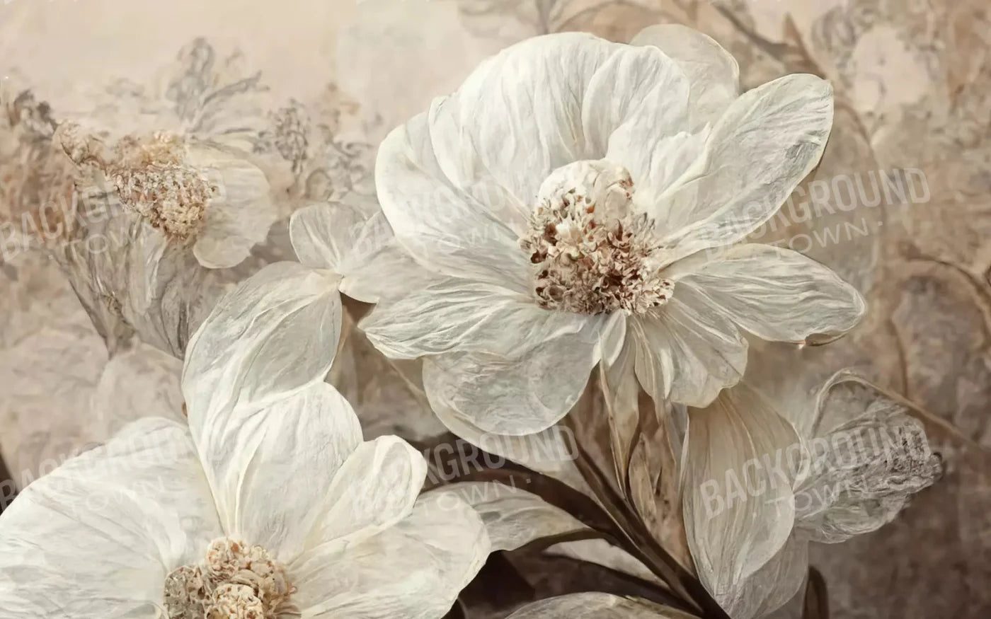 Magnolias 14X9 Ultracloth ( 168 X 108 Inch ) Backdrop