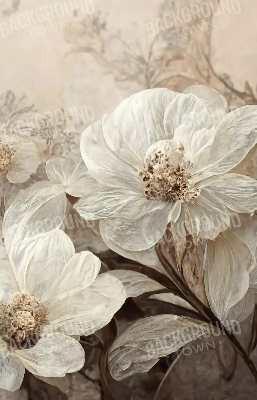 Magnolias 8X12 Ultracloth ( 96 X 144 Inch ) Backdrop