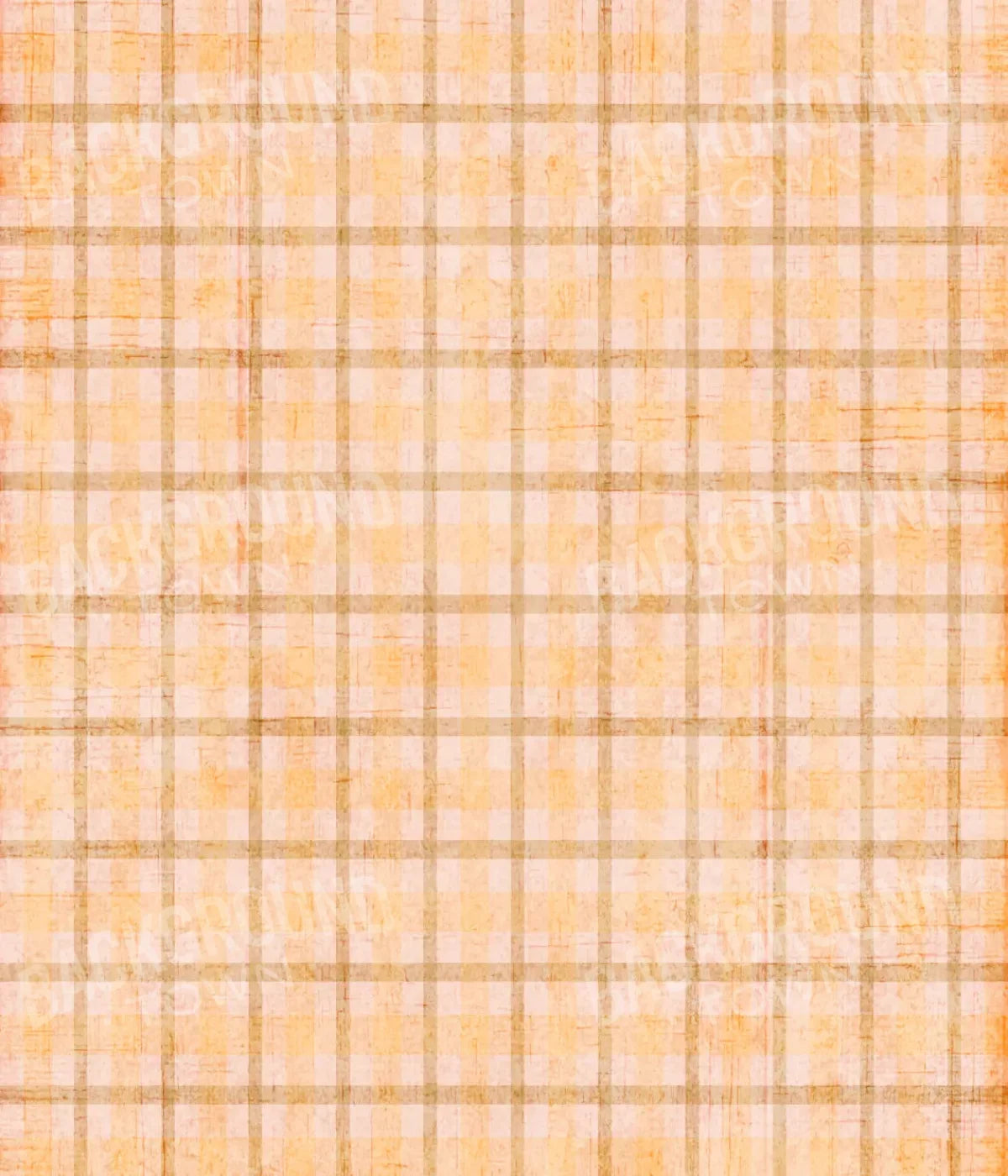 Mango Plaid 10X12 Ultracloth ( 120 X 144 Inch ) Backdrop