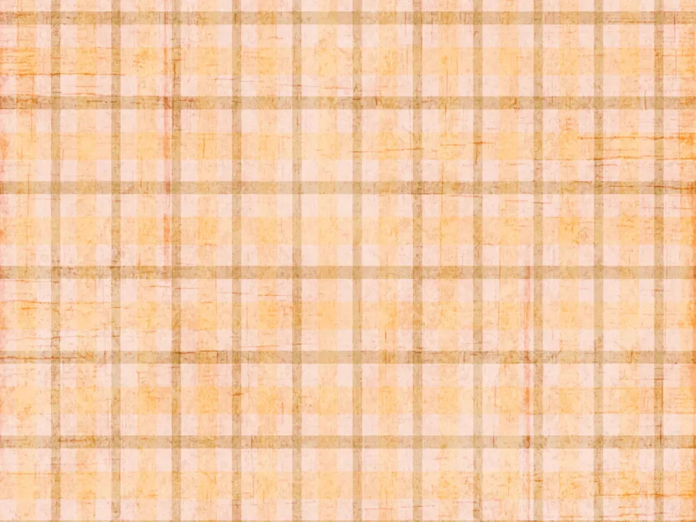 Mango Plaid 10X8 Fleece ( 120 X 96 Inch ) Backdrop