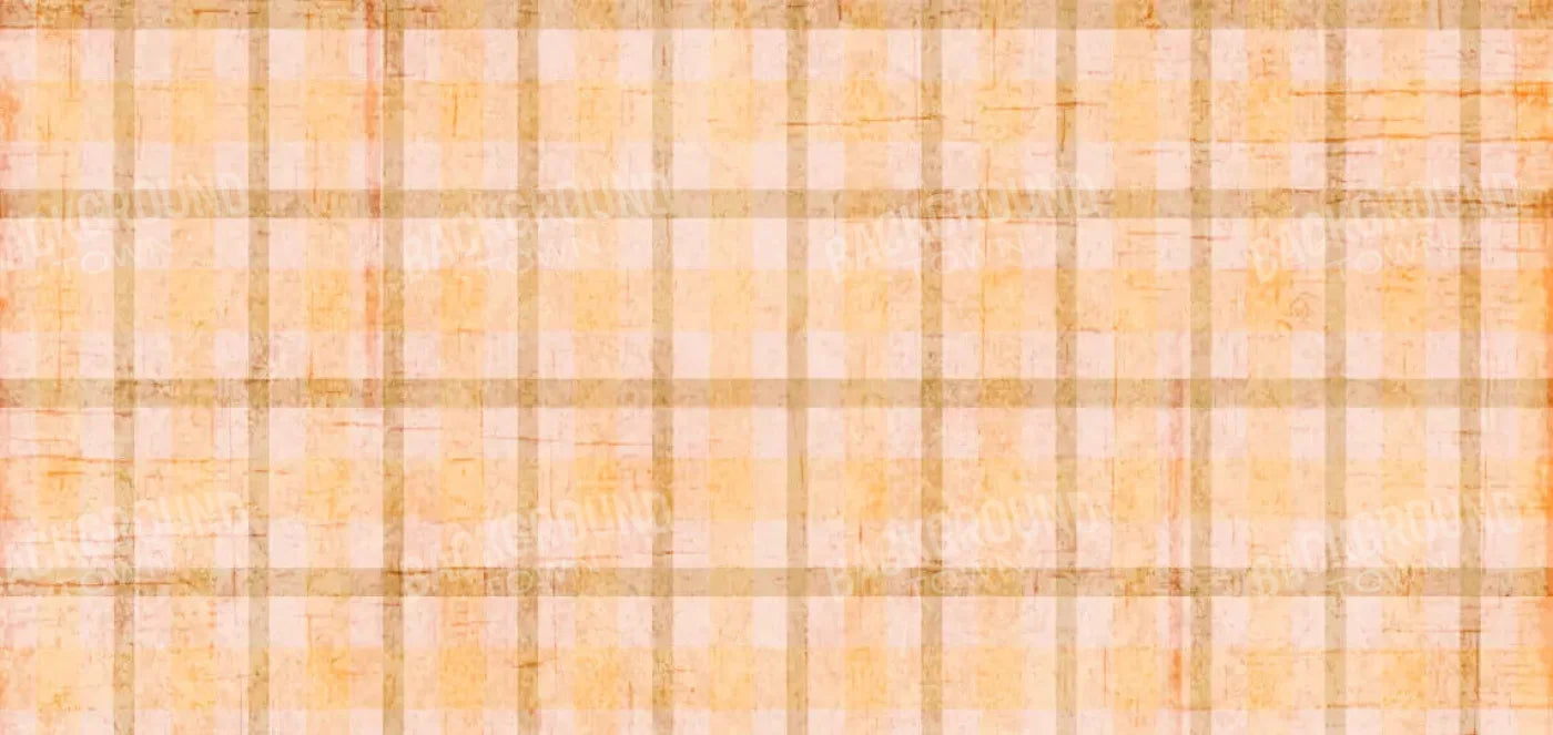 Mango Plaid 16X8 Ultracloth ( 192 X 96 Inch ) Backdrop