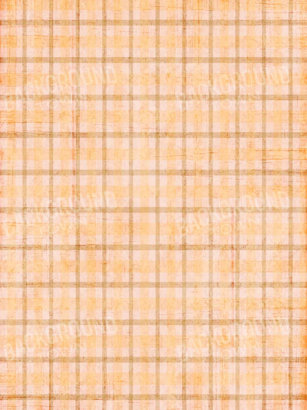 Mango Plaid 5X68 Fleece ( 60 X 80 Inch ) Backdrop