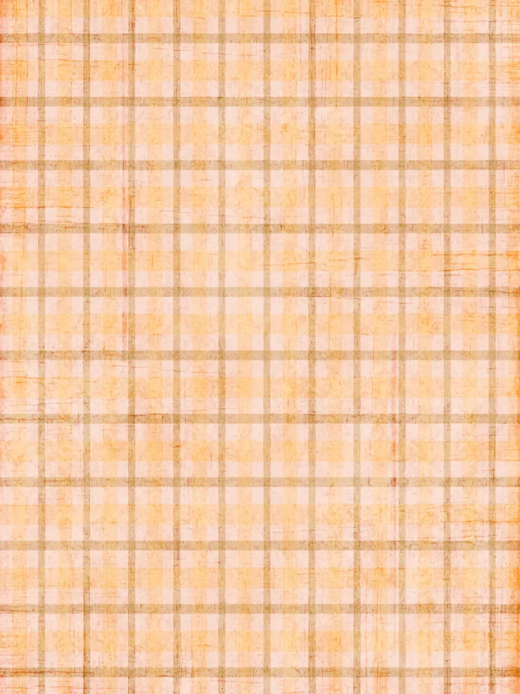 Mango Plaid 8X10 Fleece ( 96 X 120 Inch ) Backdrop