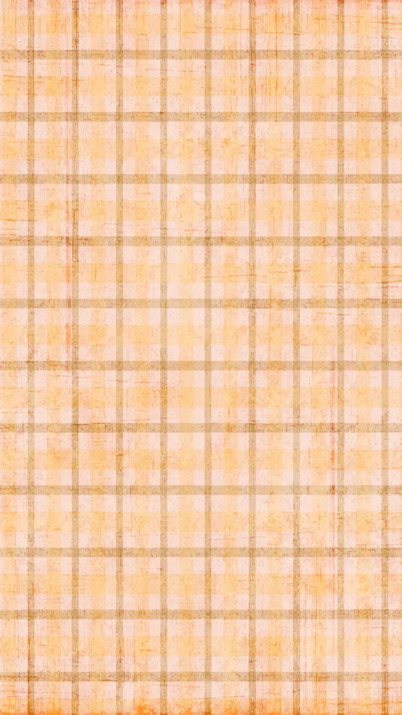 Mango Plaid 8X14 Ultracloth ( 96 X 168 Inch ) Backdrop