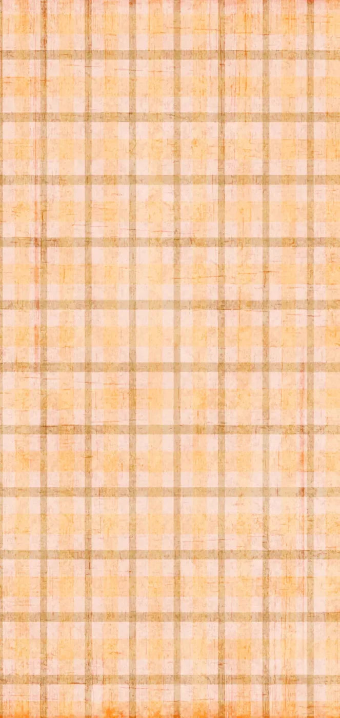 Mango Plaid 8X16 Ultracloth ( 96 X 192 Inch ) Backdrop