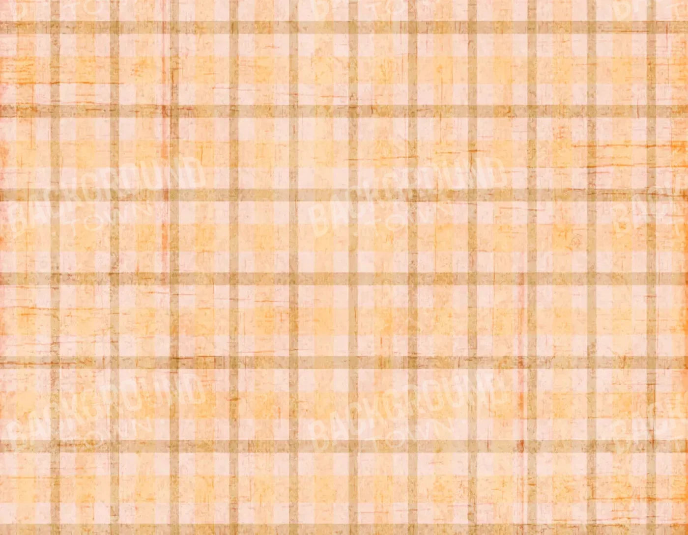 Mango Plaid 8X6 Fleece ( 96 X 72 Inch ) Backdrop