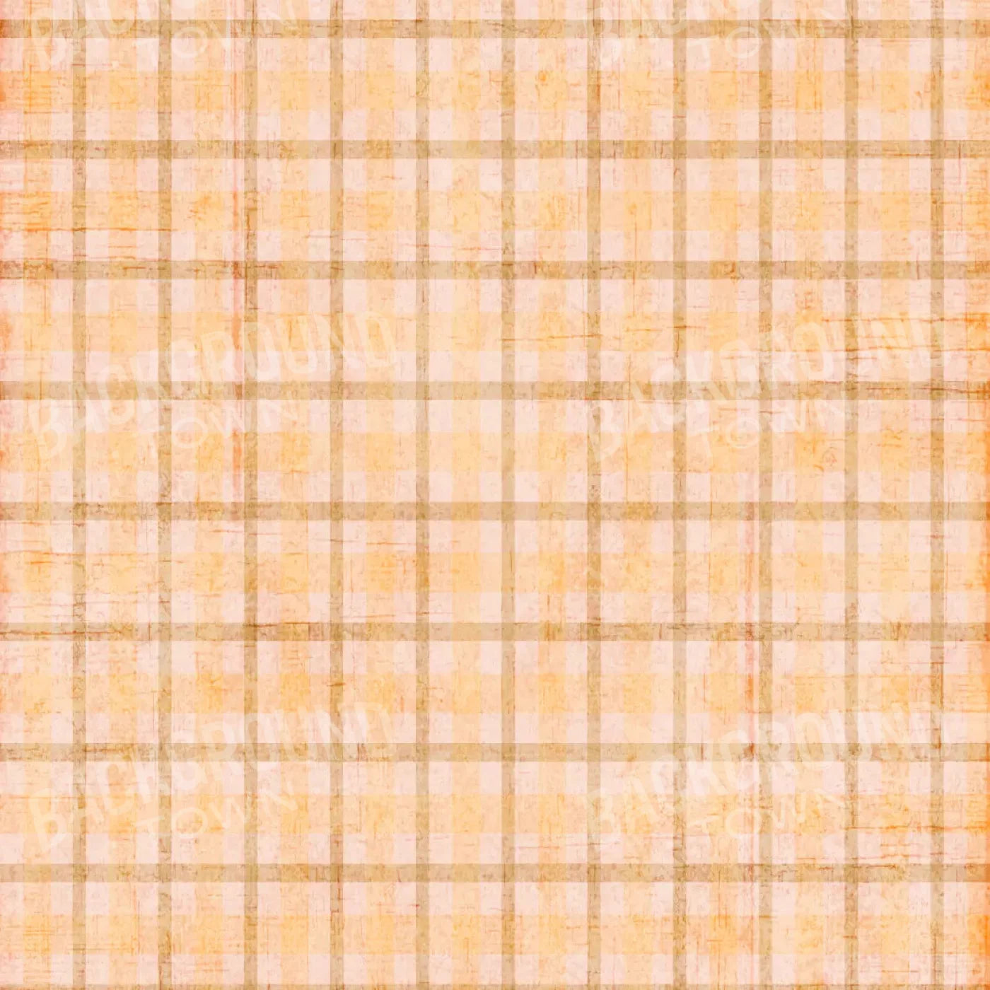 Mango Plaid 8X8 Fleece ( 96 X Inch ) Backdrop