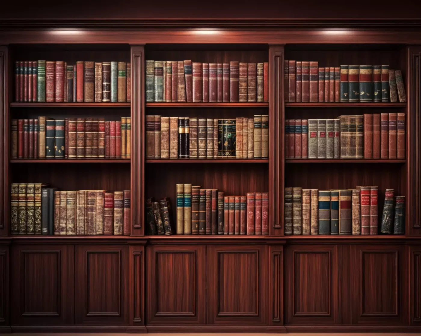 Mansion Bookcase 10’X8’ Ultracloth (120 X 96 Inch) Backdrop