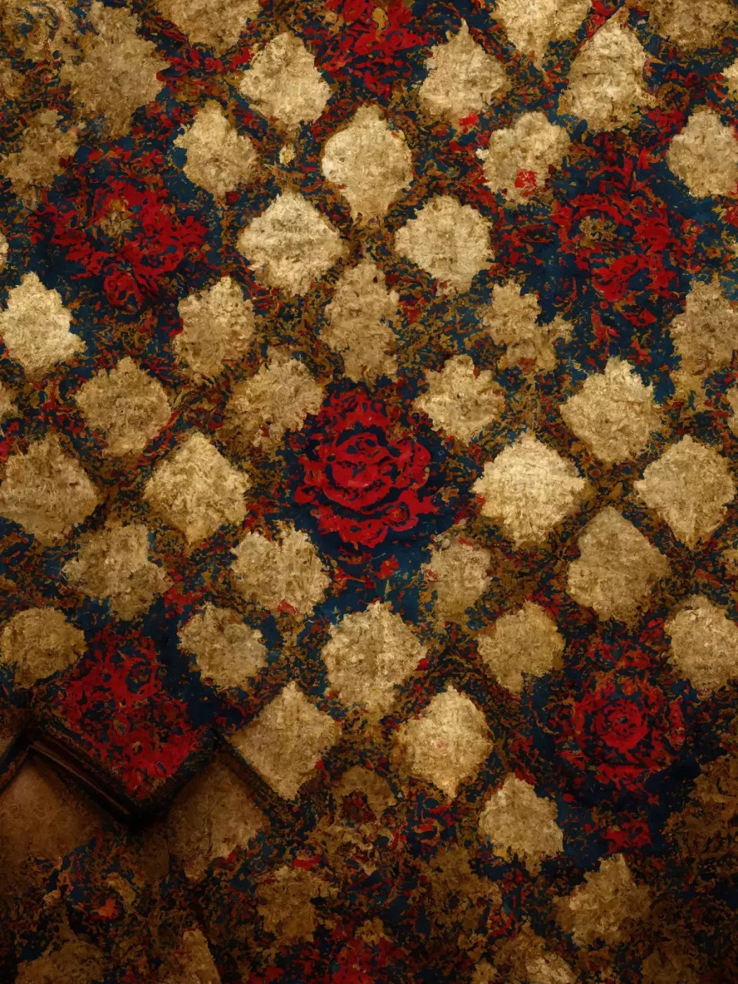 Mansion Corridor 8X10 Fleece ( 96 X 120 Inch ) Backdrop