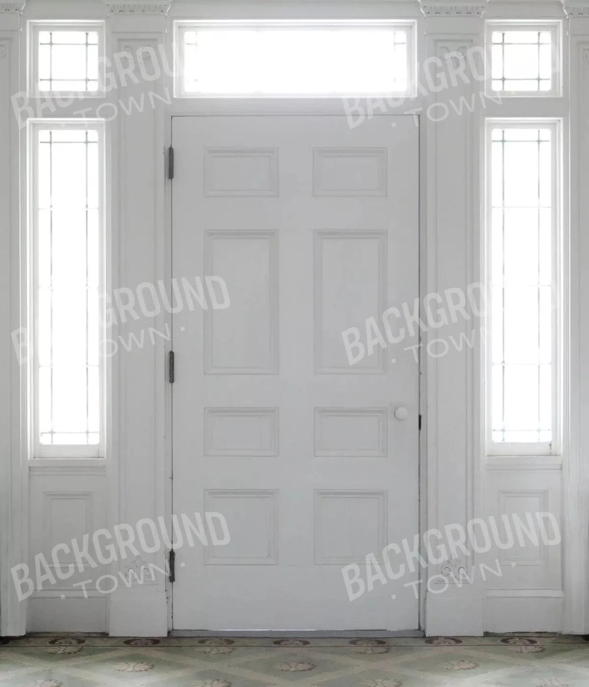 Mansion Door 10X12 Ultracloth ( 120 X 144 Inch ) Backdrop