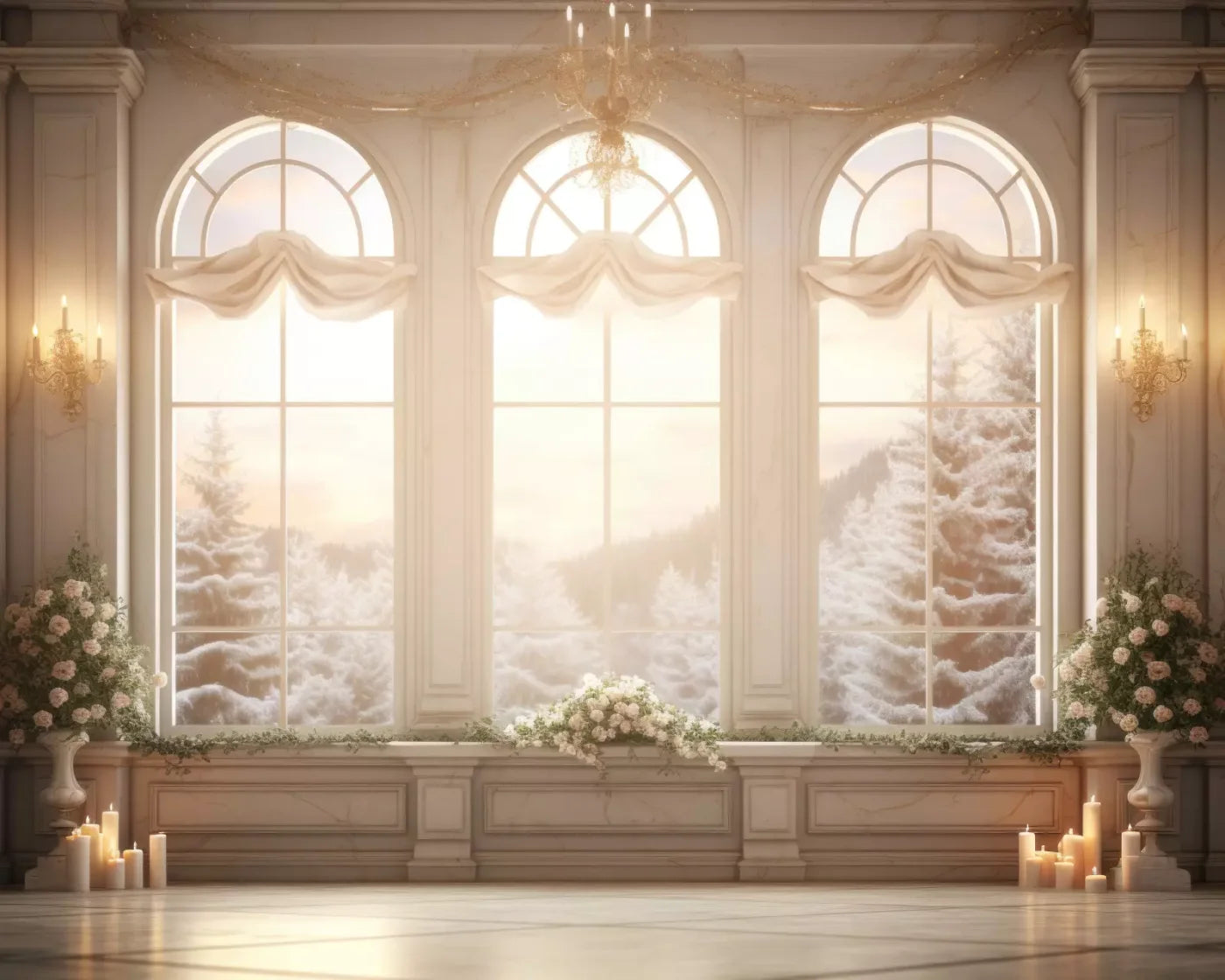 Mansionwindows 10’X8’ Fleece (120 X 96 Inch) Backdrop