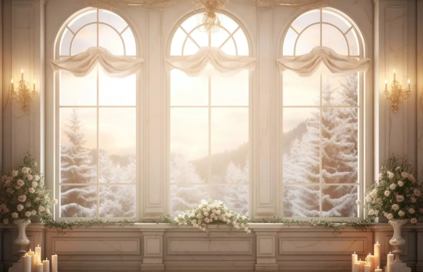 Mansionwindows 14’X9’ Ultracloth (168 X 108 Inch) Backdrop