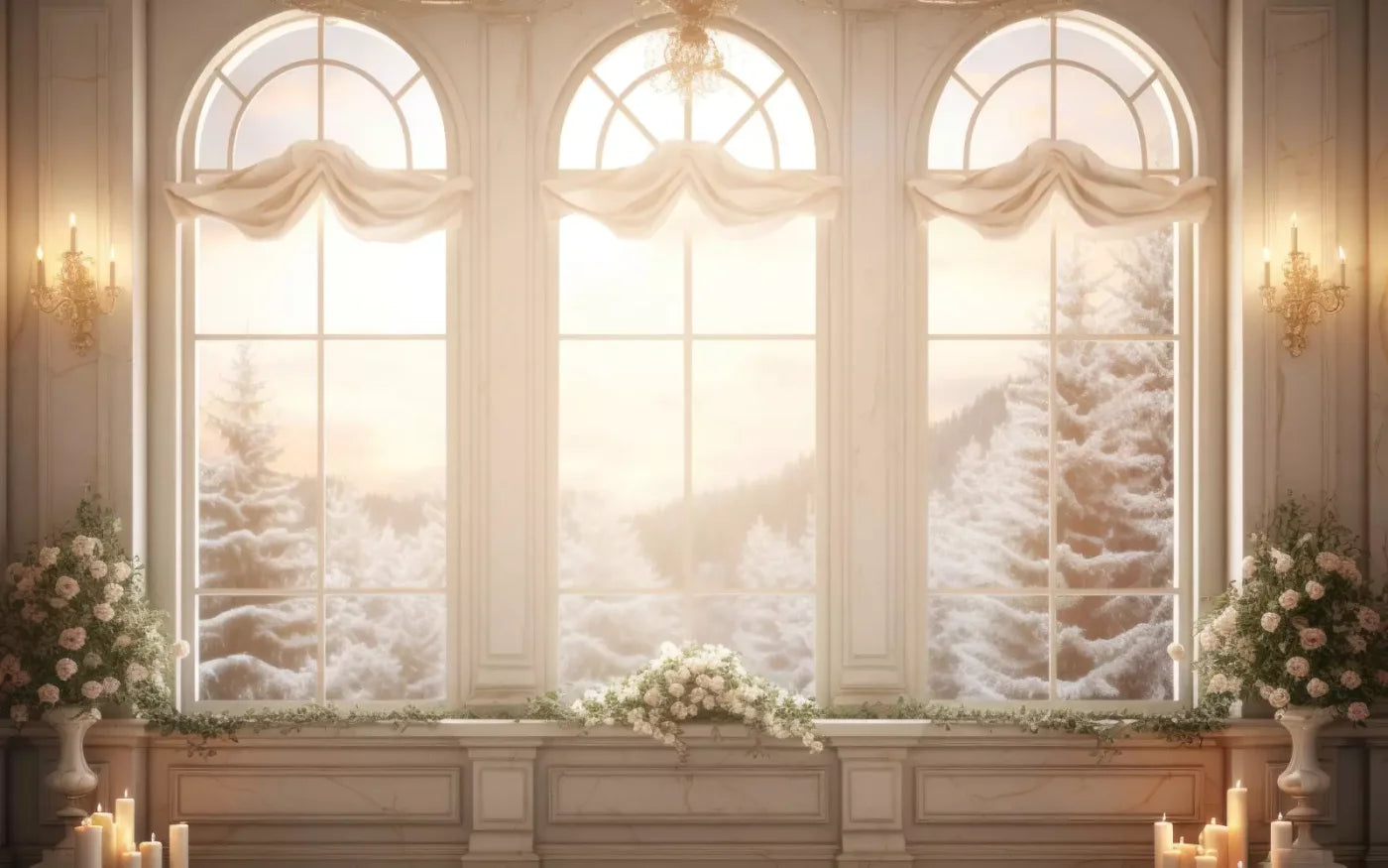 Mansionwindows 16’X10’ Ultracloth (192 X 120 Inch) Backdrop