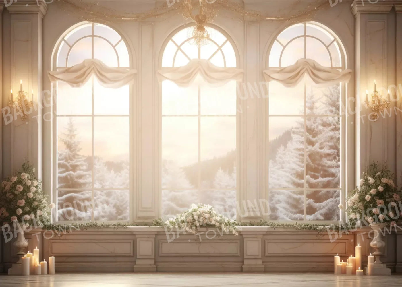 Mansionwindows 7’X5’ Ultracloth (84 X 60 Inch) Backdrop