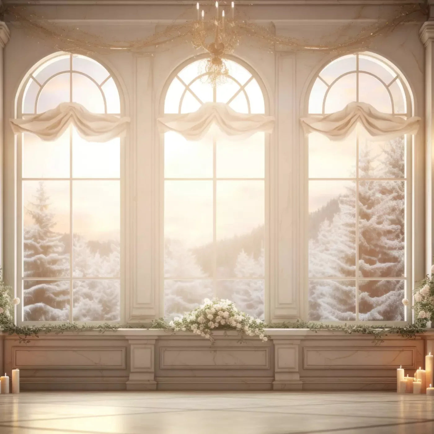 Mansionwindows 8’X8’ Fleece (96 X Inch) Backdrop
