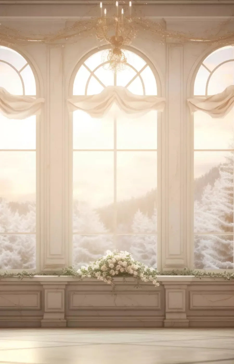 Mansionwindows 9’X14’ Ultracloth (108 X 168 Inch) Backdrop