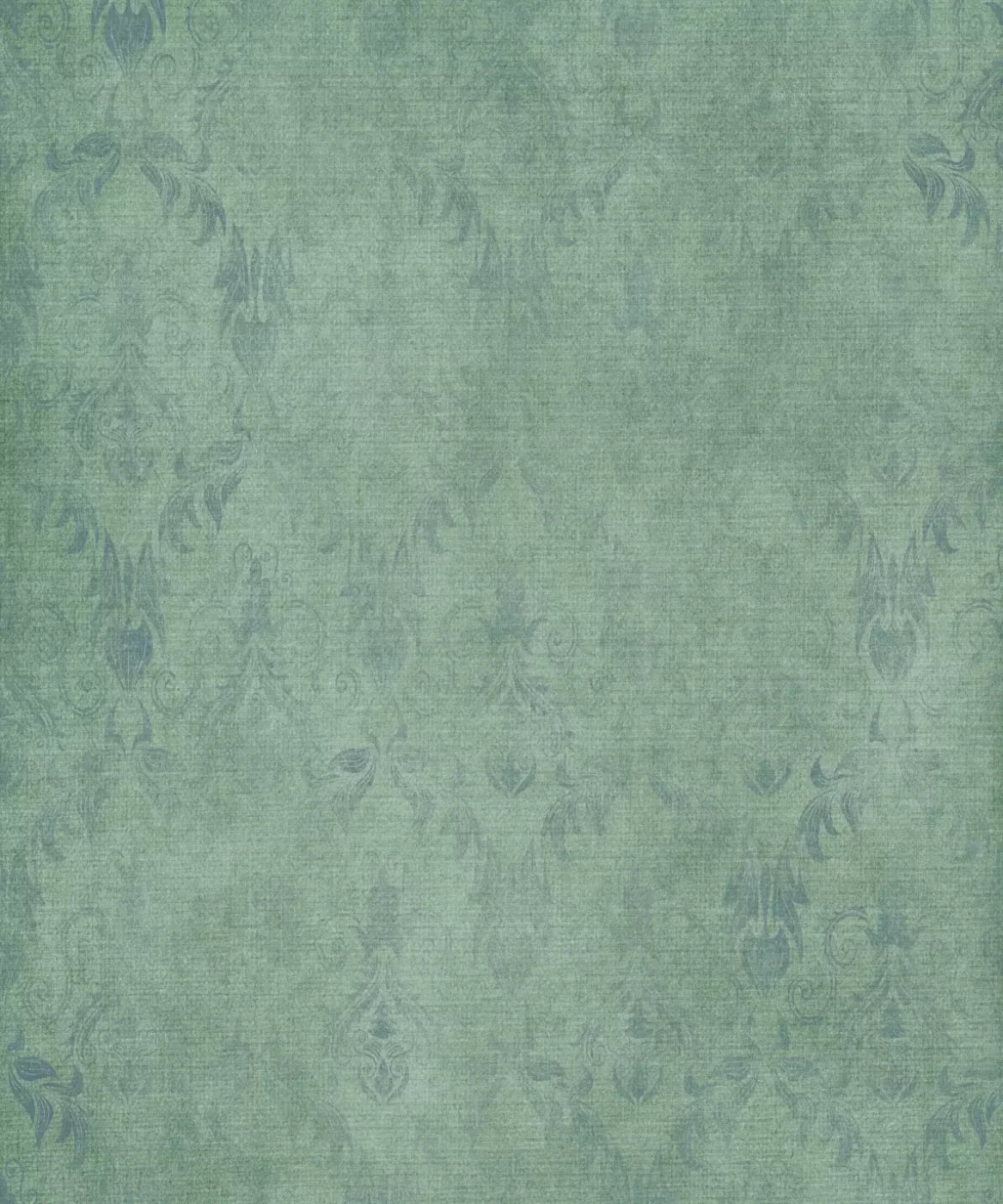 Green Damask Backdrop for Photography