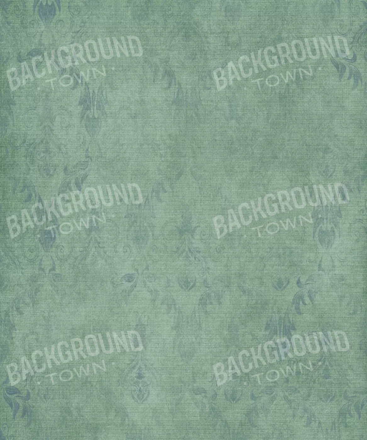 Green Damask Backdrop for Photography