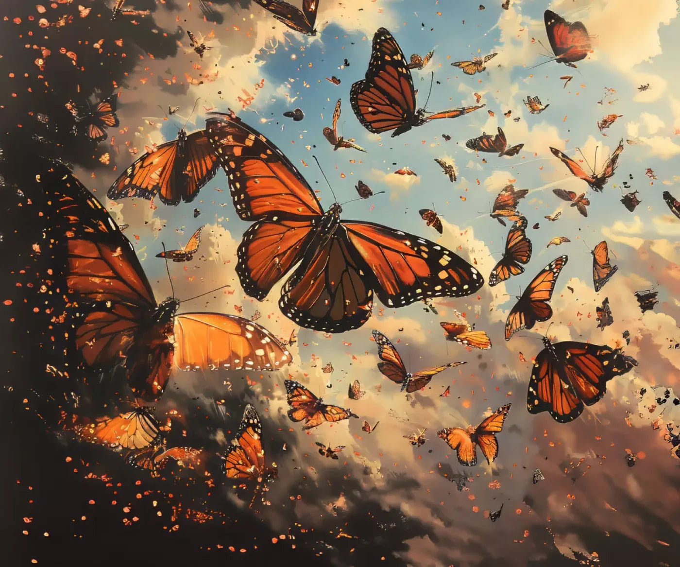 Mariposas 12’X10’ Ultracloth (144 X 120 Inch) Backdrop