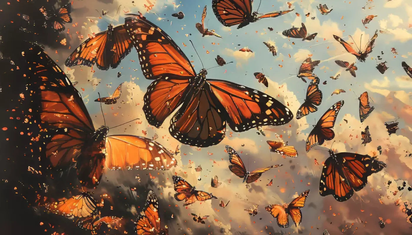 Mariposas 14’X8’ Ultracloth (168 X 96 Inch) Backdrop