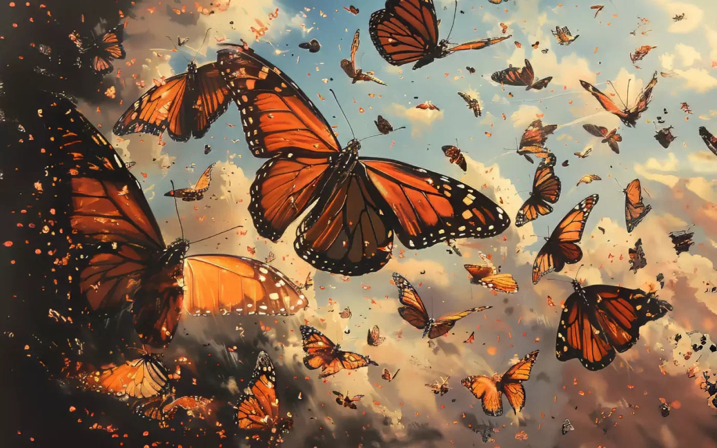 Mariposas 16’X10’ Ultracloth (192 X 120 Inch) Backdrop