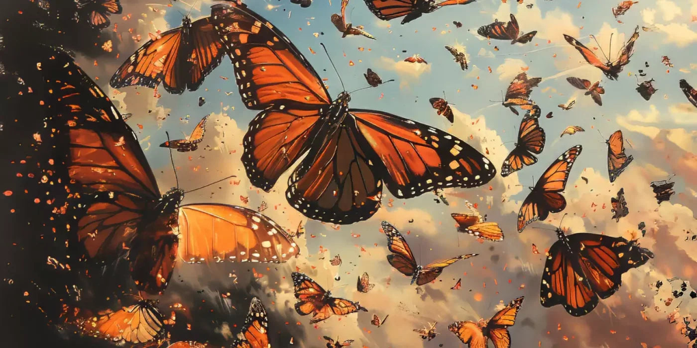 Mariposas 16’X8’ Ultracloth (192 X 96 Inch) Backdrop