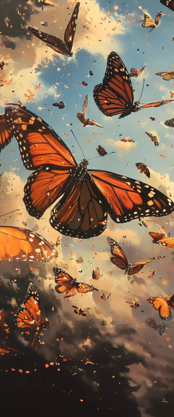 Mariposas 5’X12’ Ultracloth For Westcott X - Drop (60 X 144 Inch) Backdrop