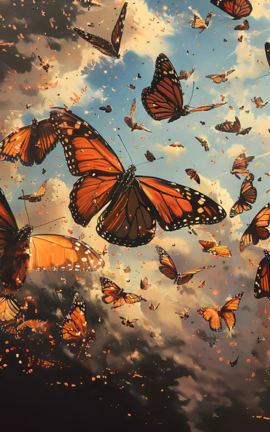 Mariposas 5’X8’ Ultracloth (60 X 96 Inch) Backdrop