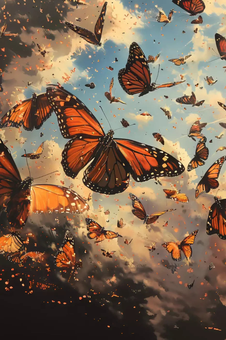 Mariposas 8’X12’ Ultracloth (96 X 144 Inch) Backdrop