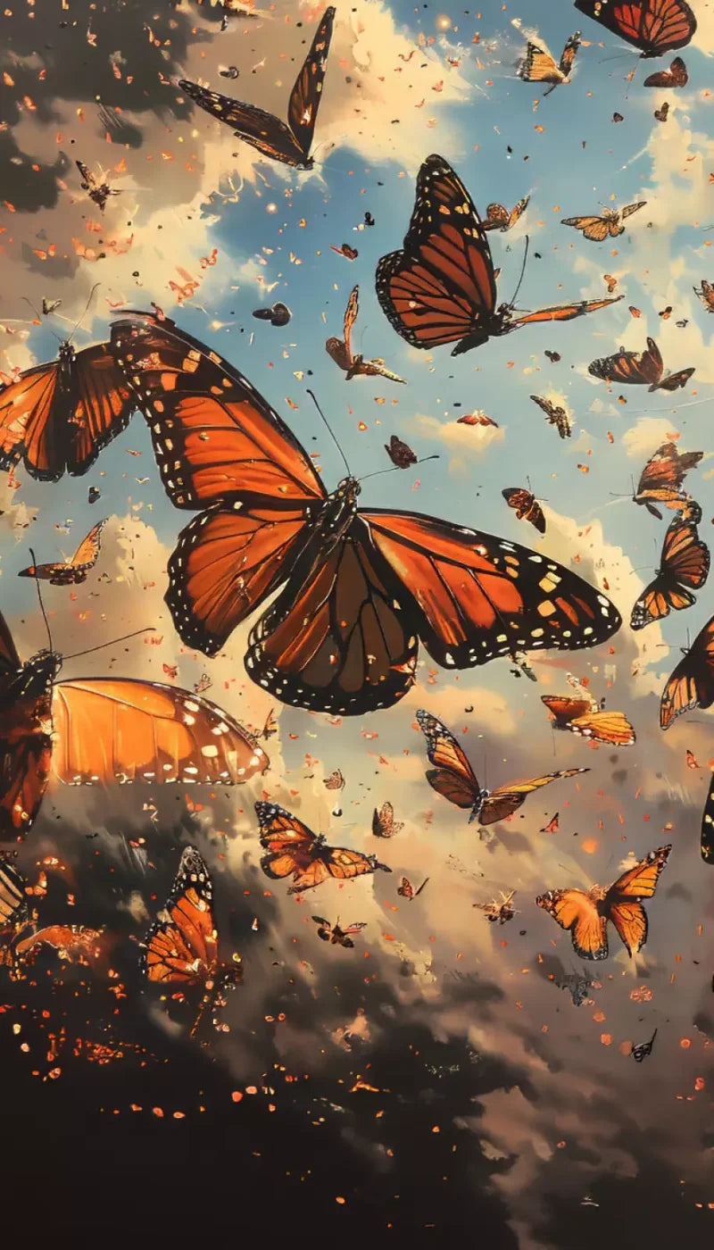 Mariposas 8’X14’ Ultracloth (96 X 168 Inch) Backdrop