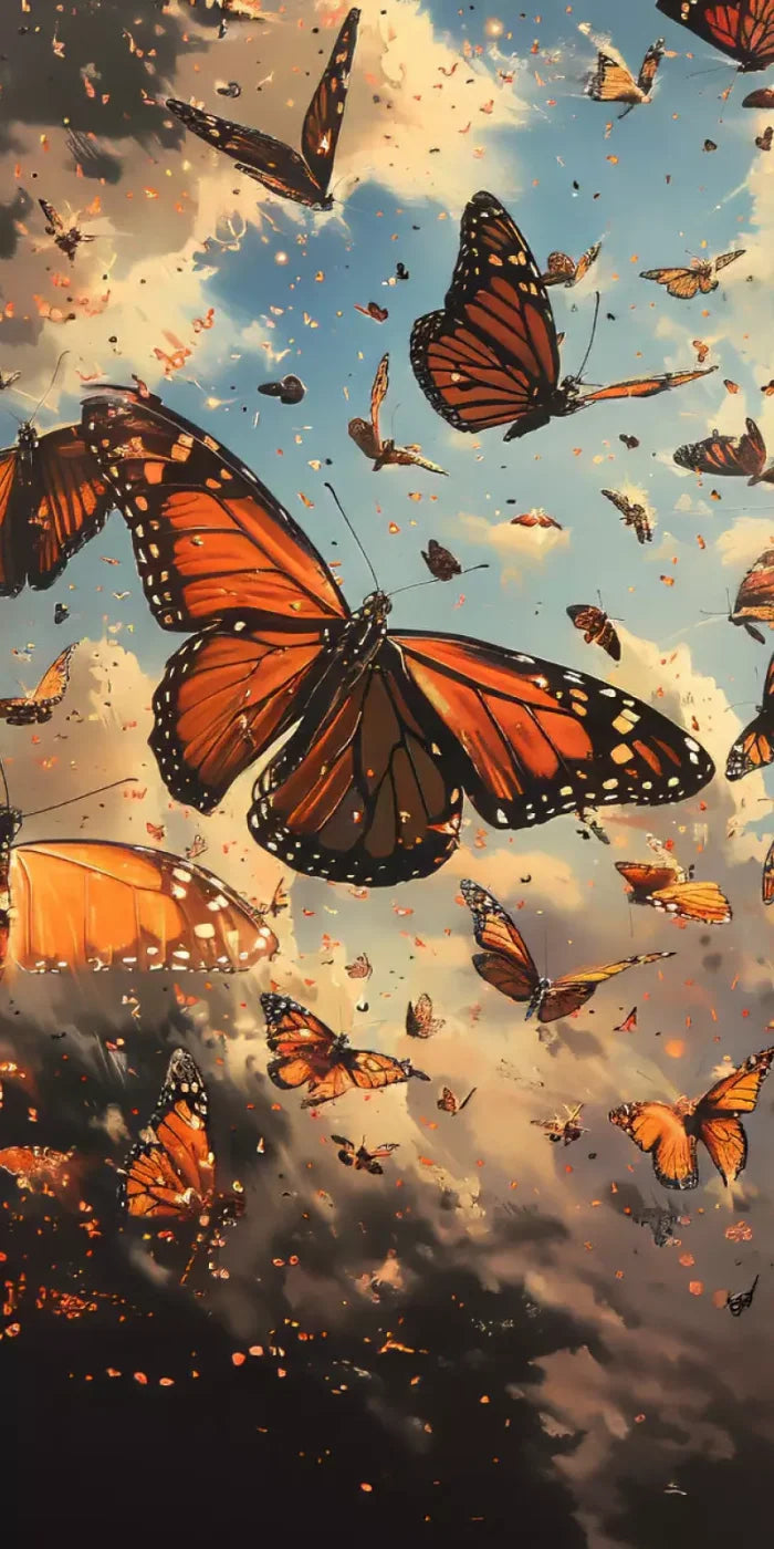 Mariposas 8’X16’ Ultracloth (96 X 192 Inch) Backdrop