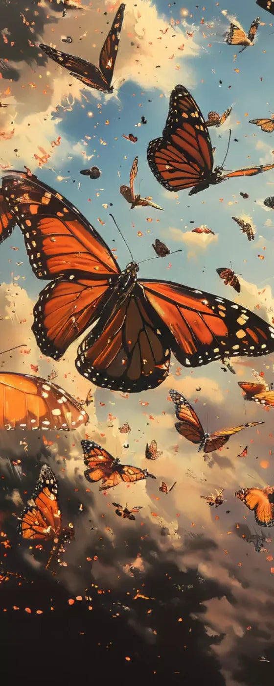 Mariposas 8’X20’ Ultracloth (96 X 240 Inch) Backdrop