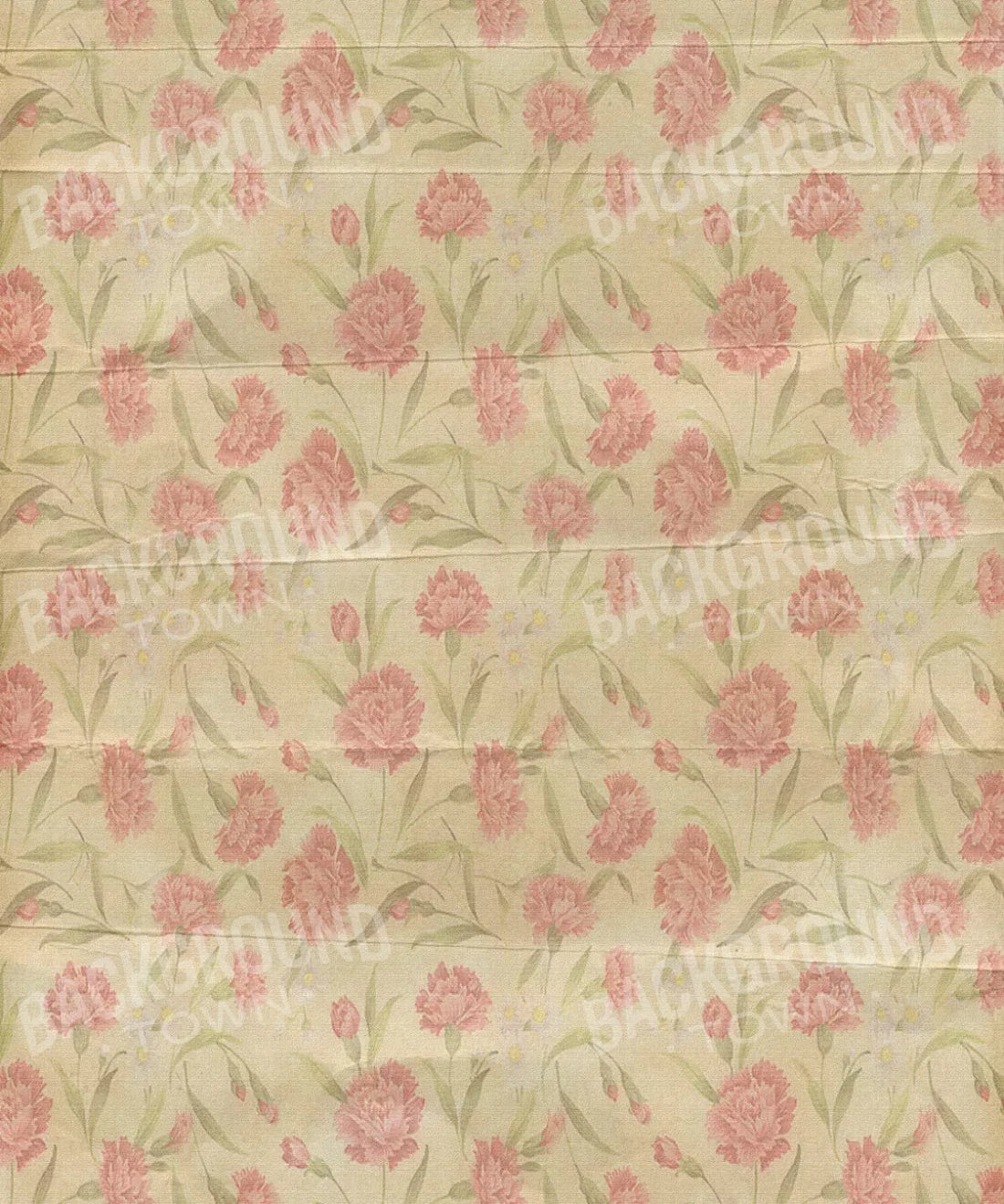 Beige Floral Backdrop for Photography