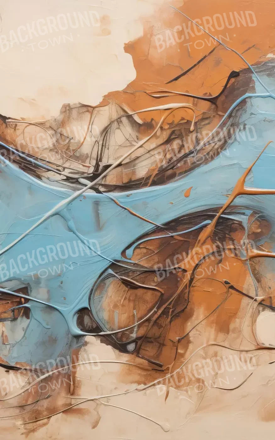 Melted Ice Cream 5’X8’ Ultracloth (60 X 96 Inch) Backdrop