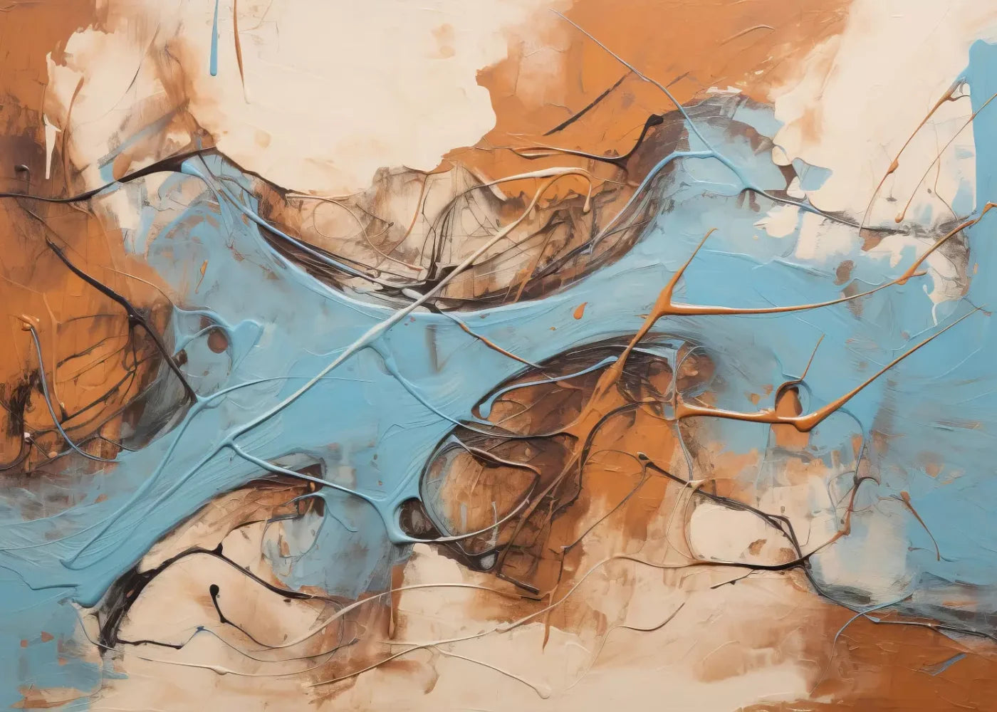 Melted Ice Cream 7’X5’ Ultracloth (84 X 60 Inch) Backdrop