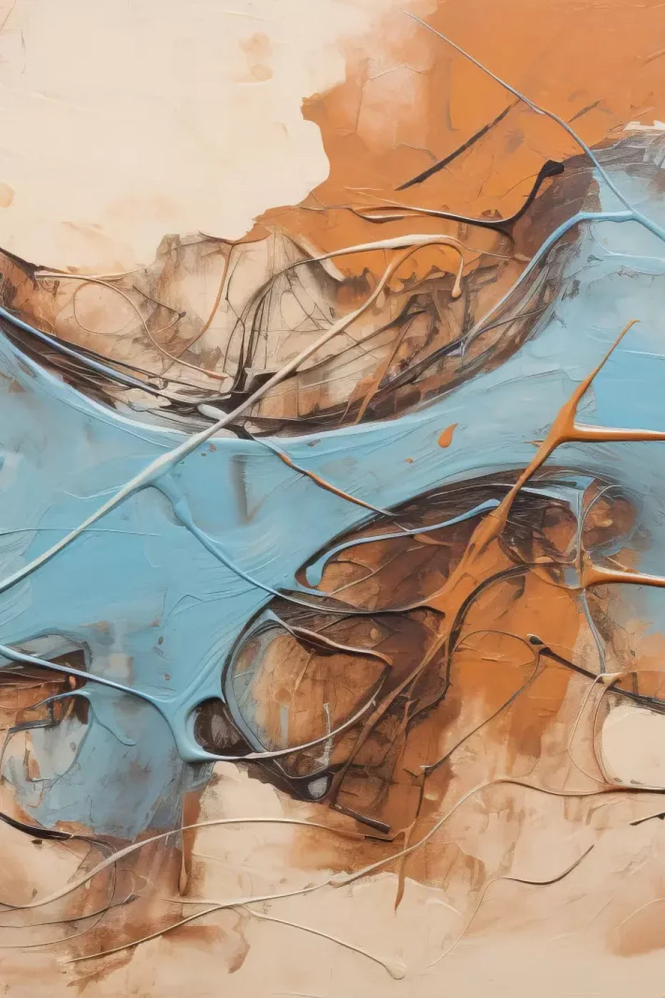 Melted Ice Cream 8’X12’ Ultracloth (96 X 144 Inch) Backdrop