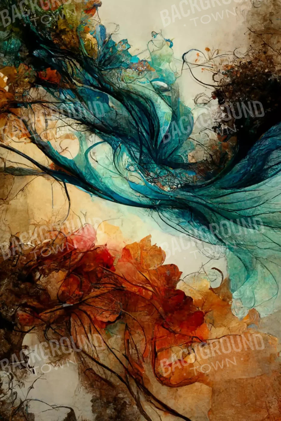 Melting Pot 5’X8’ Ultracloth (60 X 96 Inch) Backdrop