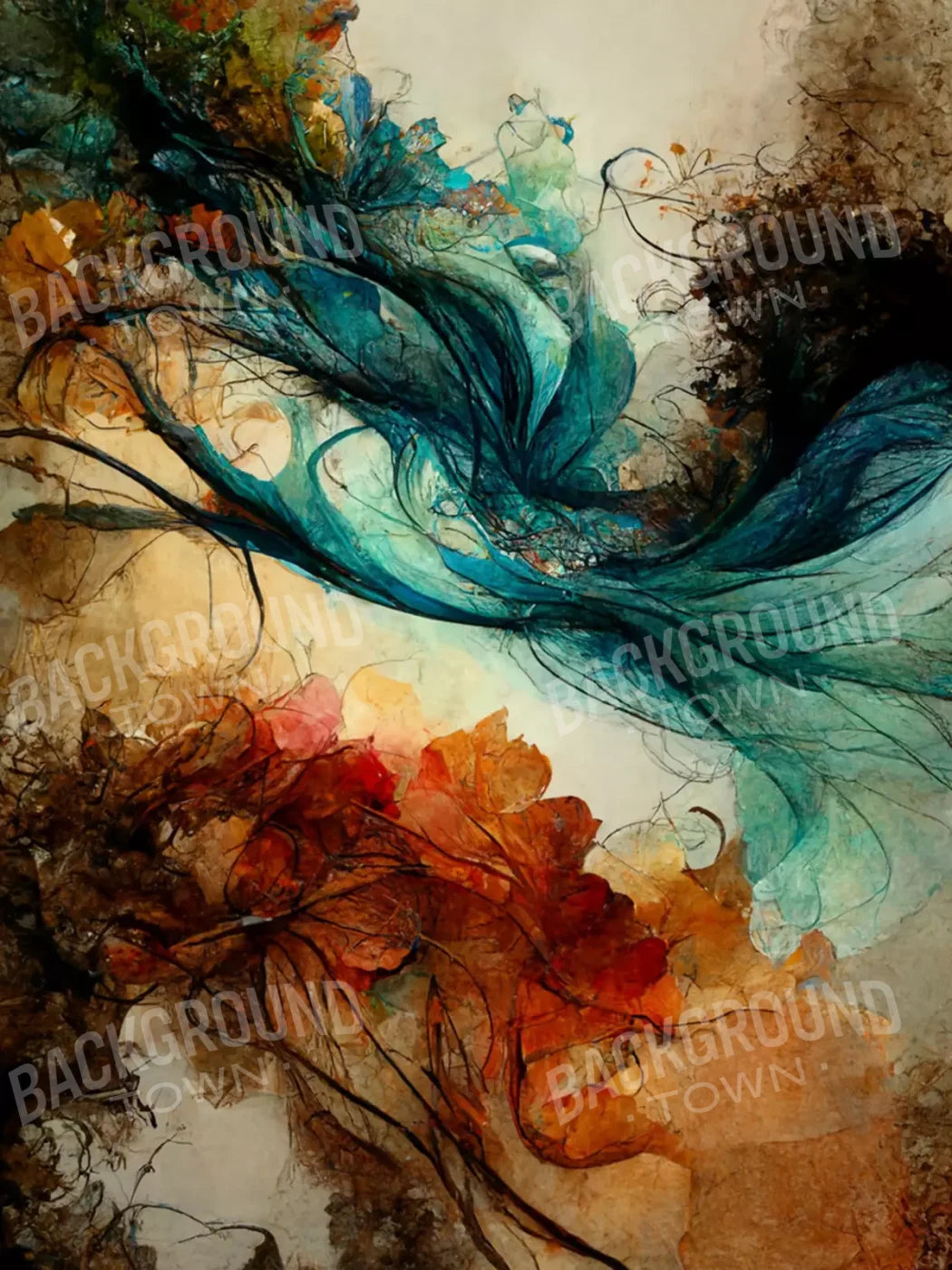 Melting Pot 8’X10’ Fleece (96 X 120 Inch) Backdrop