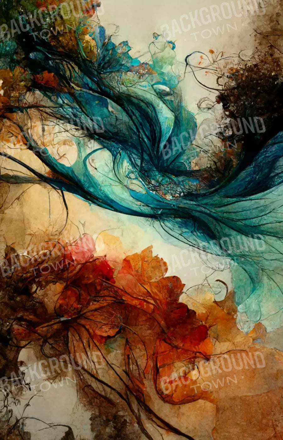 Melting Pot 8’X12’ Ultracloth (96 X 144 Inch) Backdrop