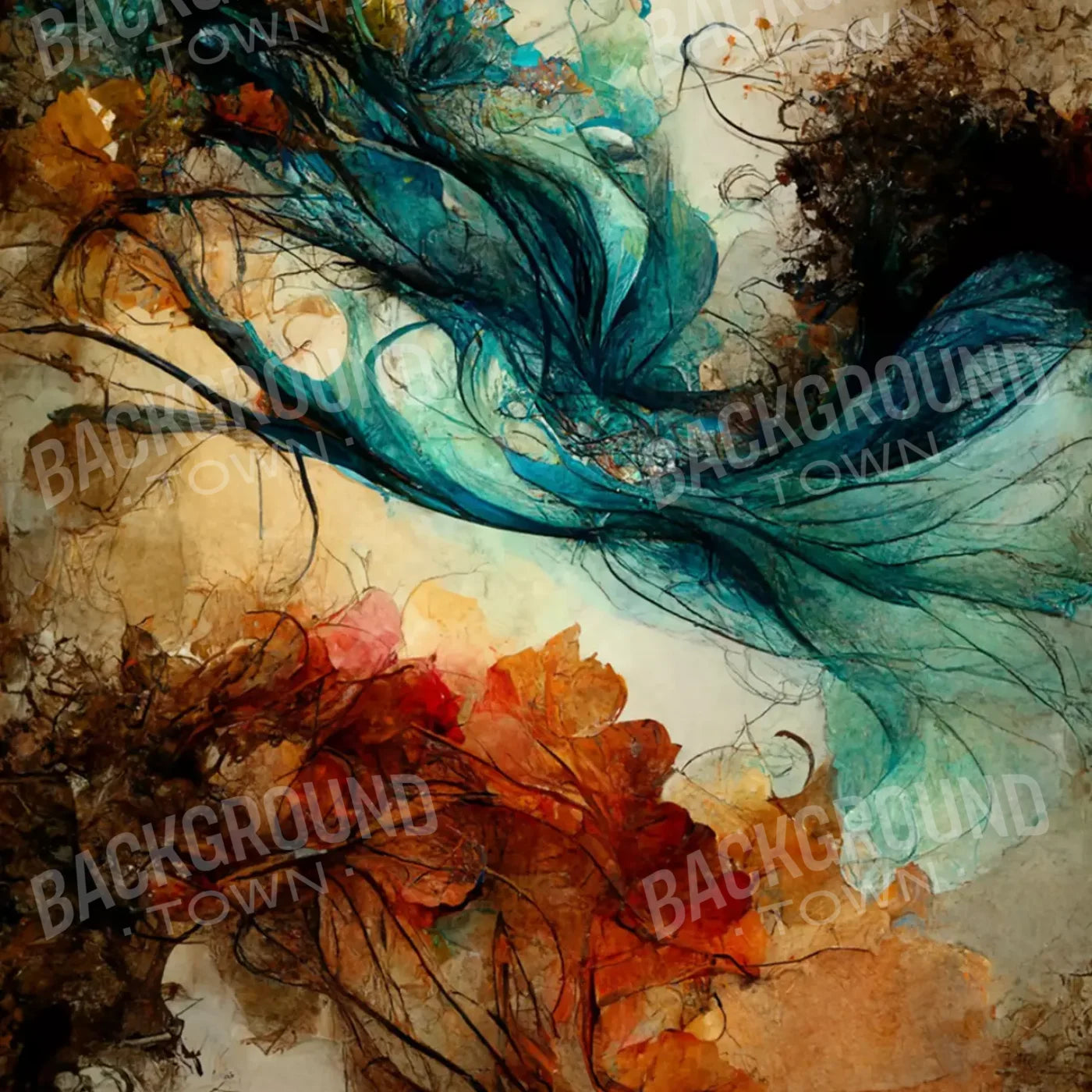 Melting Pot 8’X8’ Fleece (96 X Inch) Backdrop