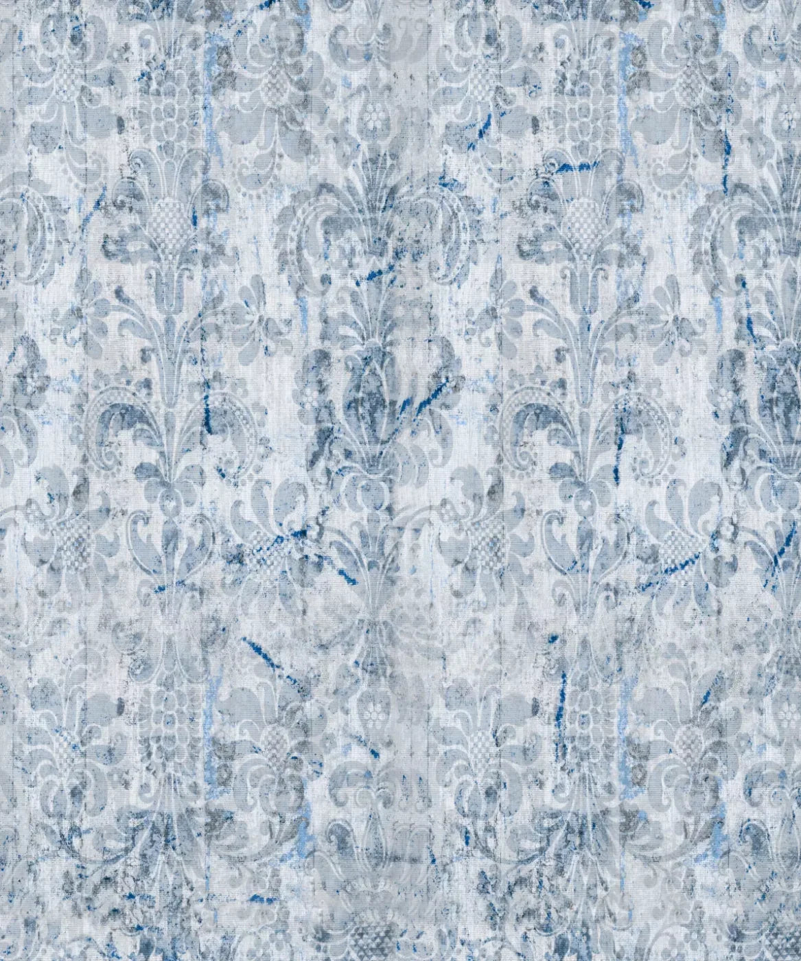 Blue Damask Backdrop for Photography