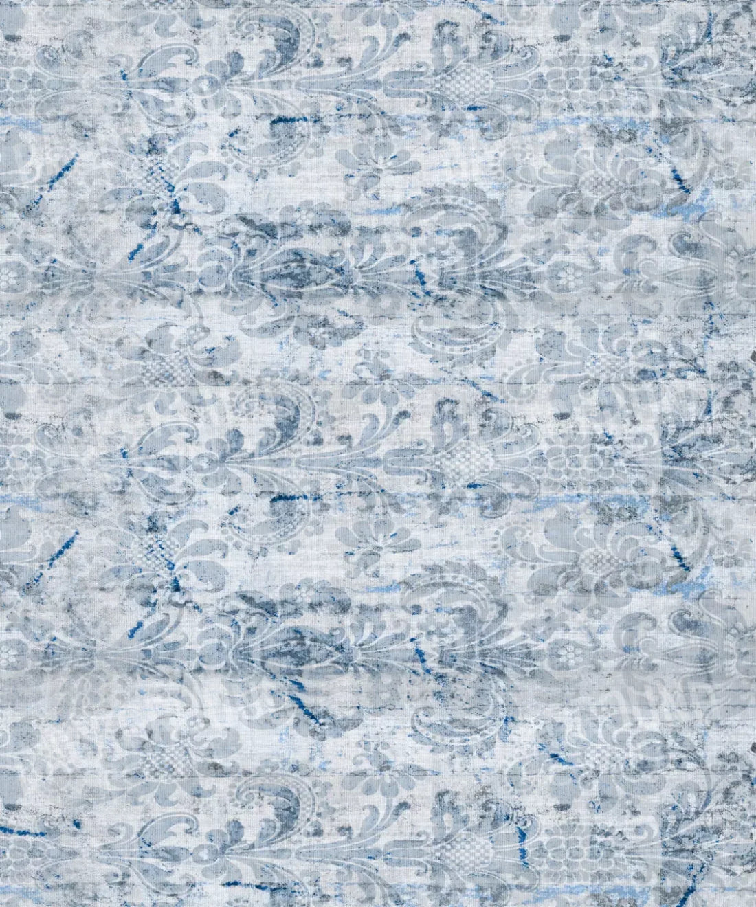 Blue Damask Backdrop for Photography