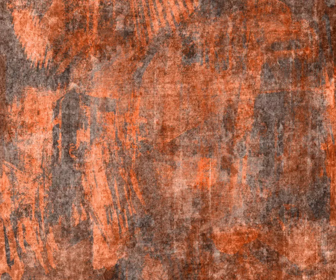 Metro Orange 5’X4’2’’ Fleece (60 X 50 Inch) Backdrop