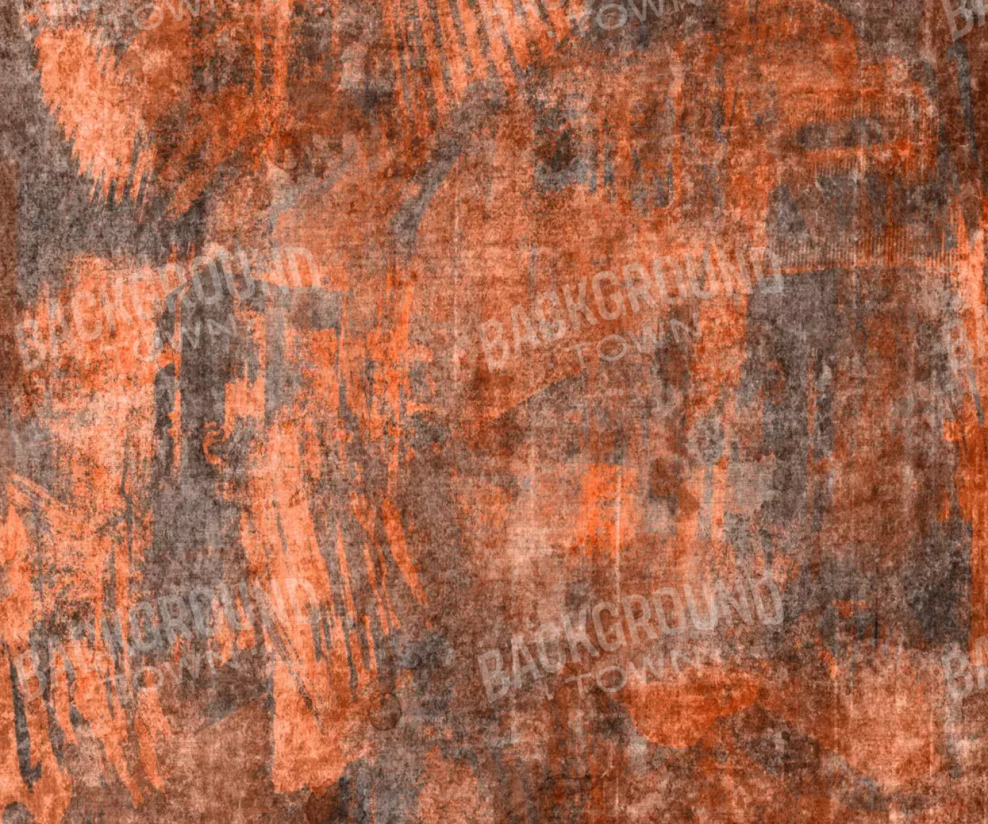 Metro Orange 5’X4’2’’ Fleece (60 X 50 Inch) Backdrop