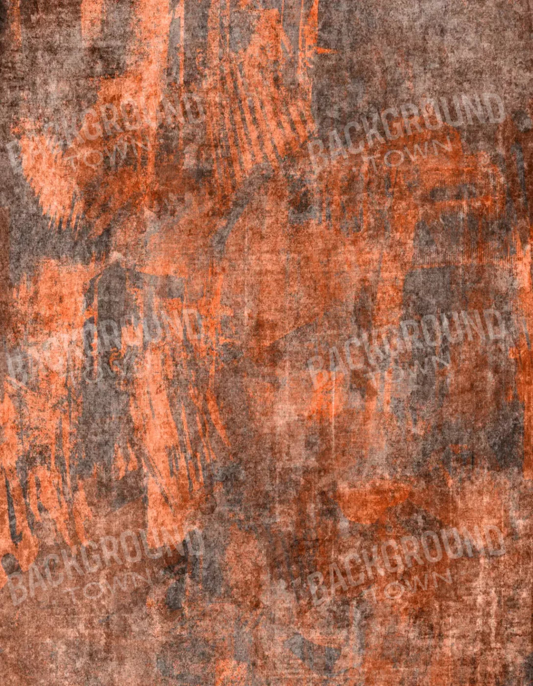 Metro Orange 6’X8’ Fleece (72 X 96 Inch) Backdrop